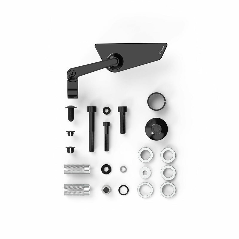 Load image into Gallery viewer, CUT EDGE BAR END MIRROR UNIVERSAL LEFT BLACK EA BS296B image 6
