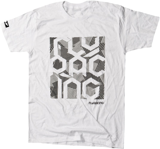 BLOCK PARTY TEE WHITE S 352-0164S image 1
