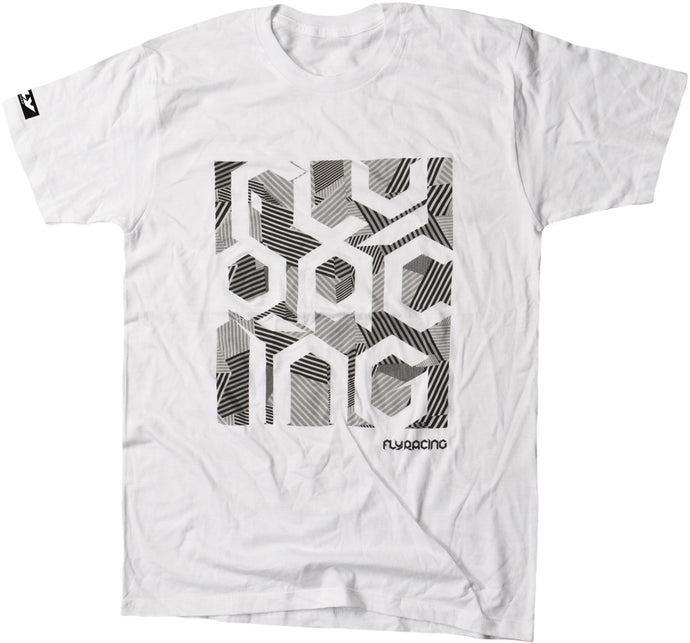 BLOCK PARTY TEE WHITE L 352-0164L image 1