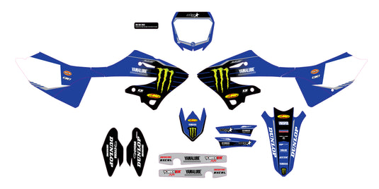 COMPLETE KIT 23 BLUE MEY YZ 125/250 WHT BG 20-50-263 image 1