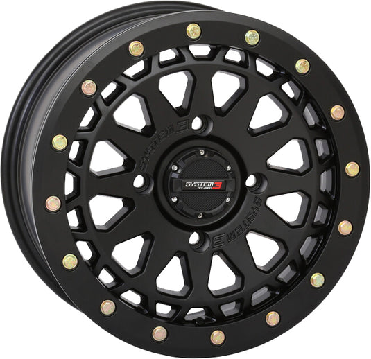 SB6 BL WHEEL 15X7 4+3 (+10MM) 4/137 MATTE BLACK 15S3-6536 image 1