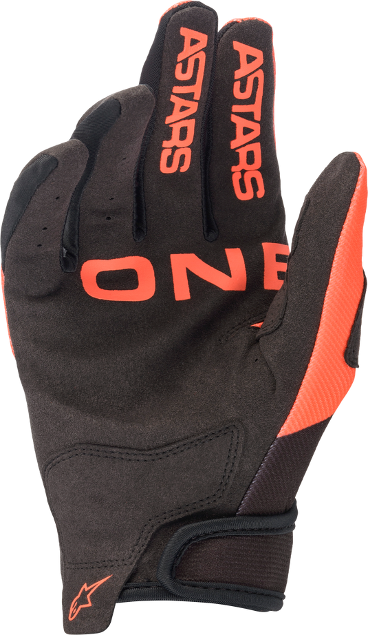 YOUTH RADAR GLOVES ORANGE/BLACK LG 3541822-41-L image 2