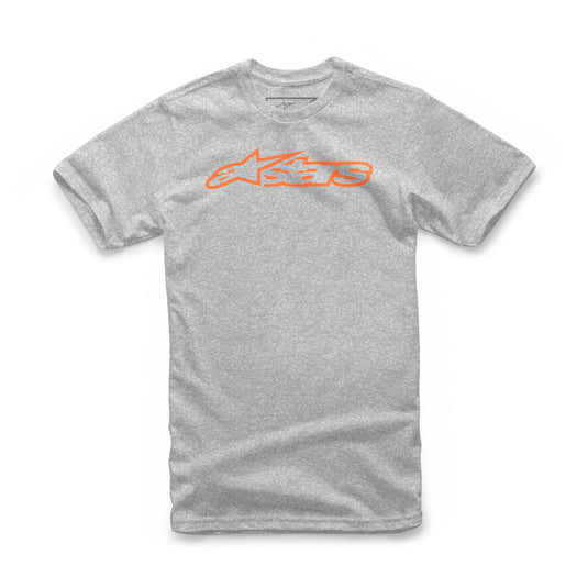 BLAZE TEE GREY HEATHER ORANGE MD 1032-72032-1140-MD image 1