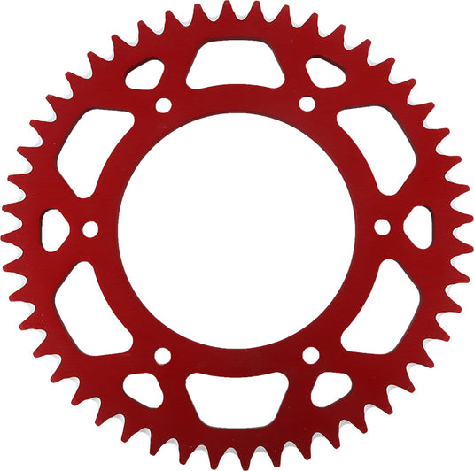 REAR SPROCKET ALUMINUM 48T-520 RED HON RAL-210-48-RED image 2