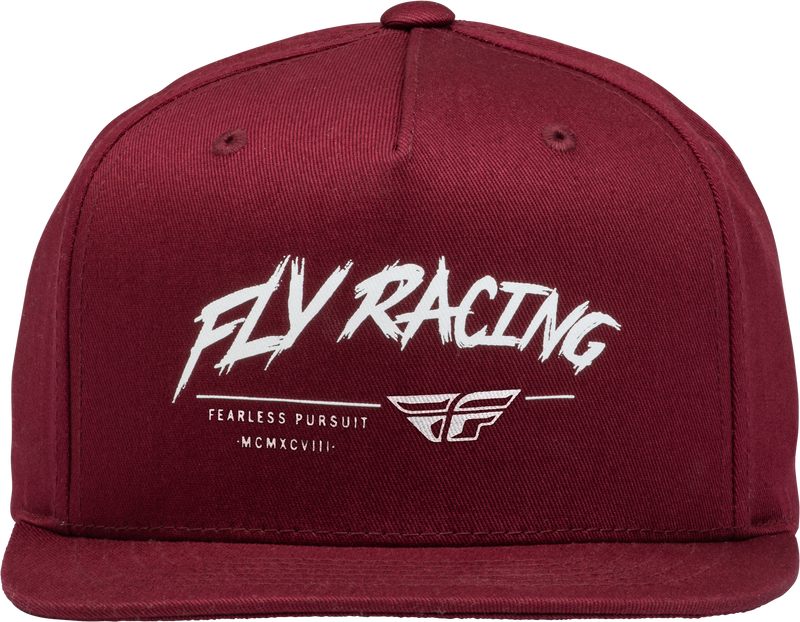 Load image into Gallery viewer, YOUTH FLY KHAOS HAT MAROON/WHITE 351-0099 image 2
