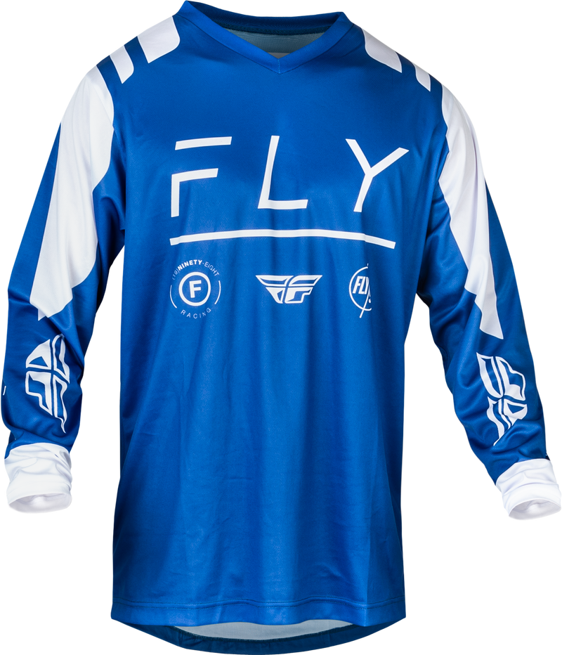 Load image into Gallery viewer, F-16 JERSEY TRUE BLUE/WHITE LG 377-924L image 1
