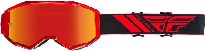 ZONE YOUTH GOGGLE RED W/RED MIRROR LENS W/POST FLC-014 image 1