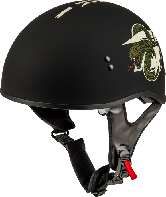 HH-65 DRK1 HELMET MATTE BLACK/BONE SM H165121044 image 1