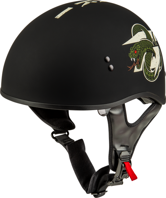 HH-65 DRK1 HELMET MATTE BLACK/BONE MD H165121045 image 1