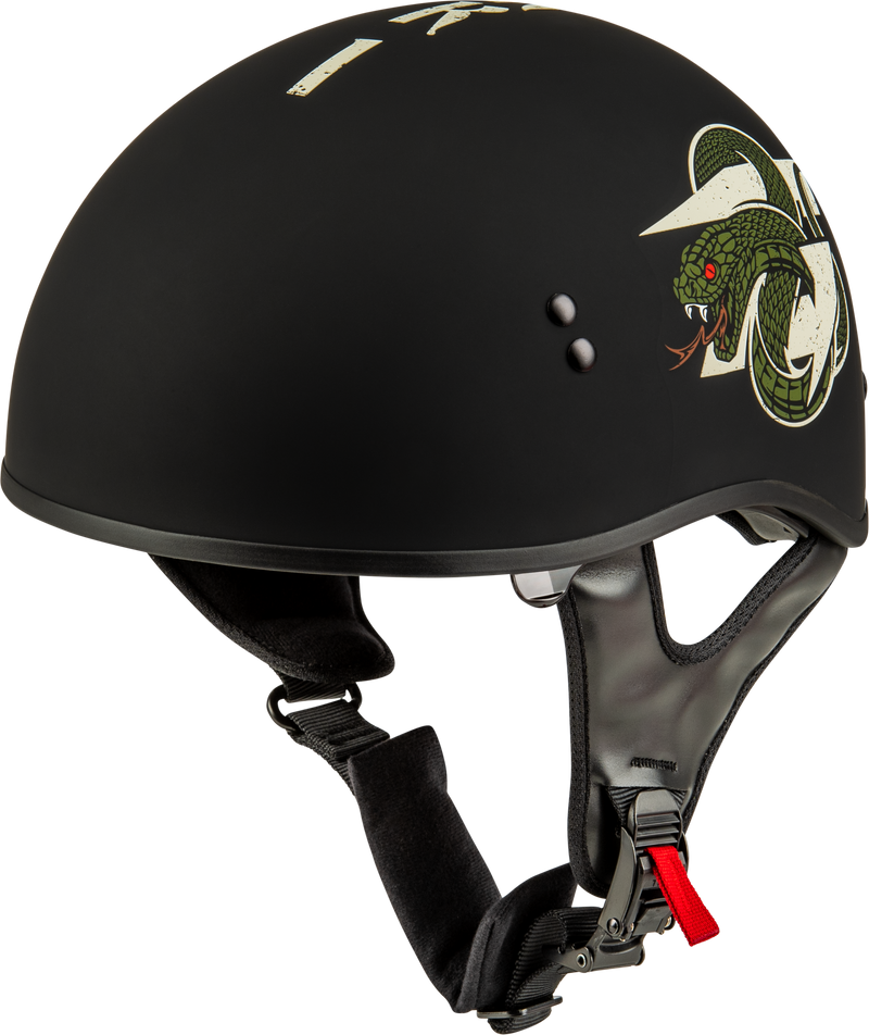 Load image into Gallery viewer, HH-65 DRK1 HELMET MATTE BLACK/BONE LG H165121046 image 1
