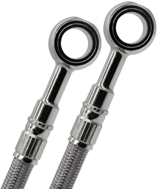 BRAKE LINES SS FRONT/REAR 4 LINE SIL YAM FK003D975-4 image 1