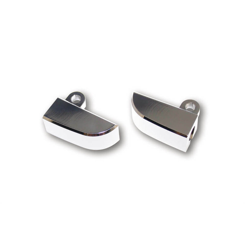 Load image into Gallery viewer, M8 CNC TURN SIGNAL MOUNT PAIR CHROME 220-216 image 1
