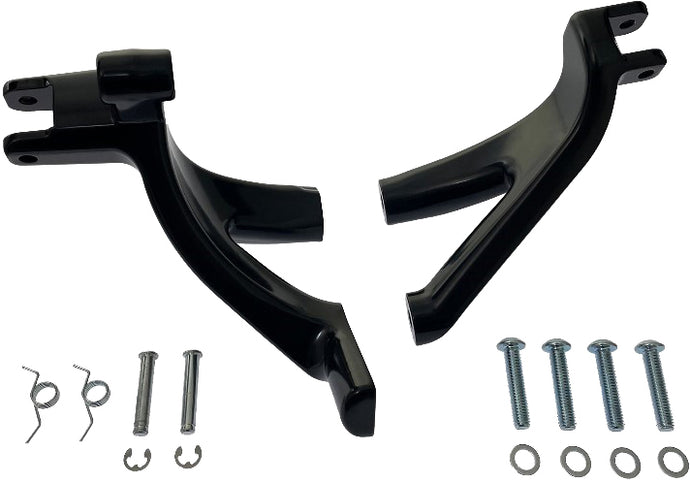 FLOORBOARD TO PEG CONV KIT BLACK M8 SOFTAILS 056116 image 1
