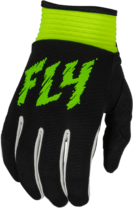 YOUTH F-16 GLOVES BLACK/NEON GREEN YM 377-214YM image 1