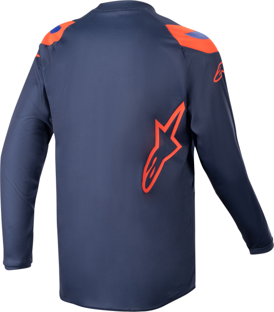 YOUTH RACER NARIN JERSEY NIGHT NAVY/HOT ORANGE YX 3771823-7141-XL image 2