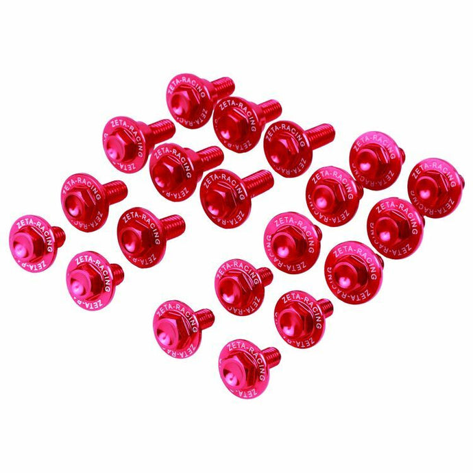 ALUMINUM BOLT KIT RED ZE88-5062 image 1