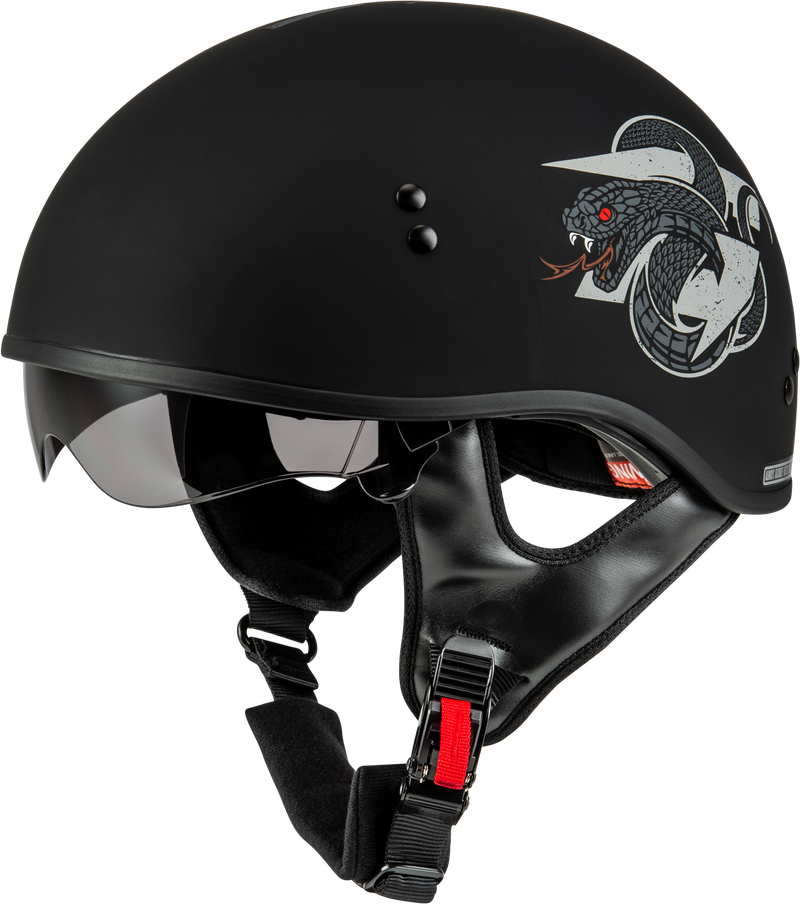 Load image into Gallery viewer, HH-65 DRK1 HELMET MATTE BLACK/GREY MD H16512505 image 2

