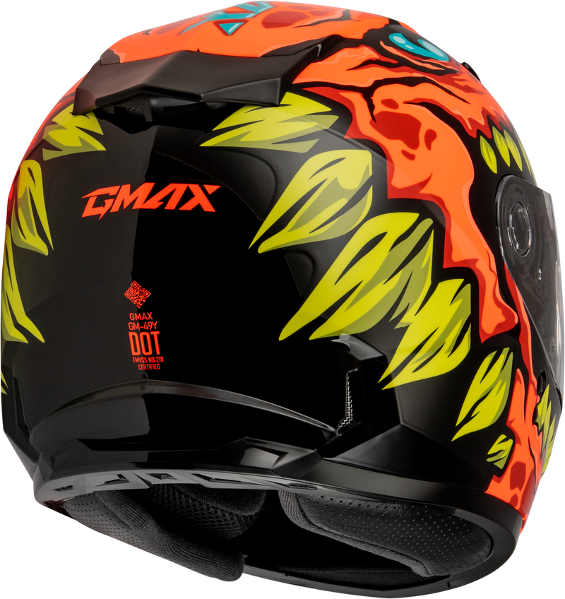 Load image into Gallery viewer, YOUTH GM-49Y DRAX SNOW HELMET ORANGE YS F2499270 image 4
