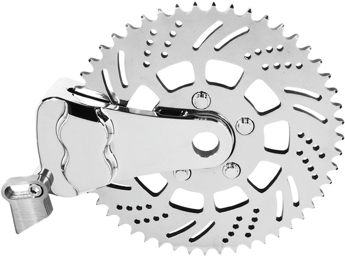SPROCKET BRAKE KIT 51T L/H CHROME RKSBLCC351 image 1