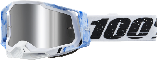RACECRAFT 2 GOGGLE MIXOS MIRROR SILVER FLASH LENS 50010-00020 image 1