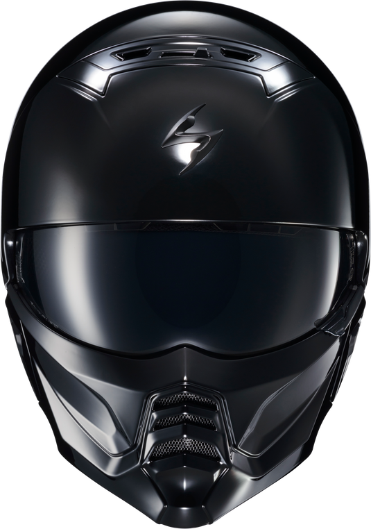 COVERT 2 OPEN-FACE HELMET GLOSS BLACK 2X CV2-0037 image 4