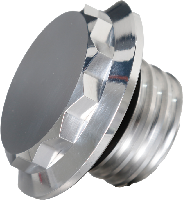 H/D BILLET 12 POINT VENTED POLISHED FUEL CAP HDB-1001P image 1