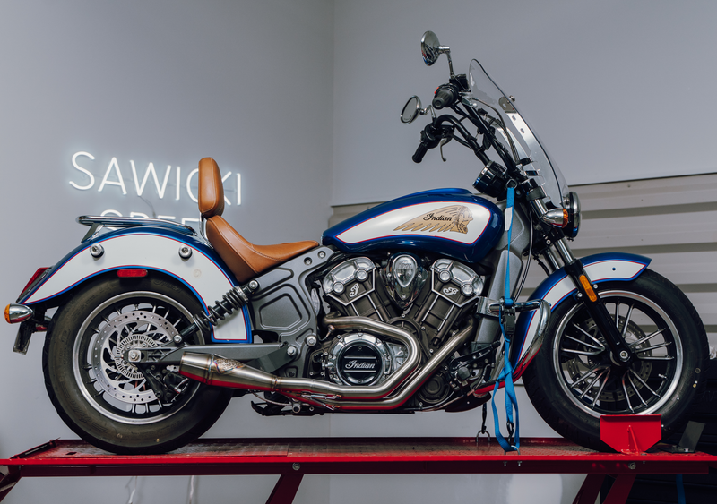 Load image into Gallery viewer, INDIAN SCOUT SHORTY CANNON BRUSHED SS 930-01363 image 3

