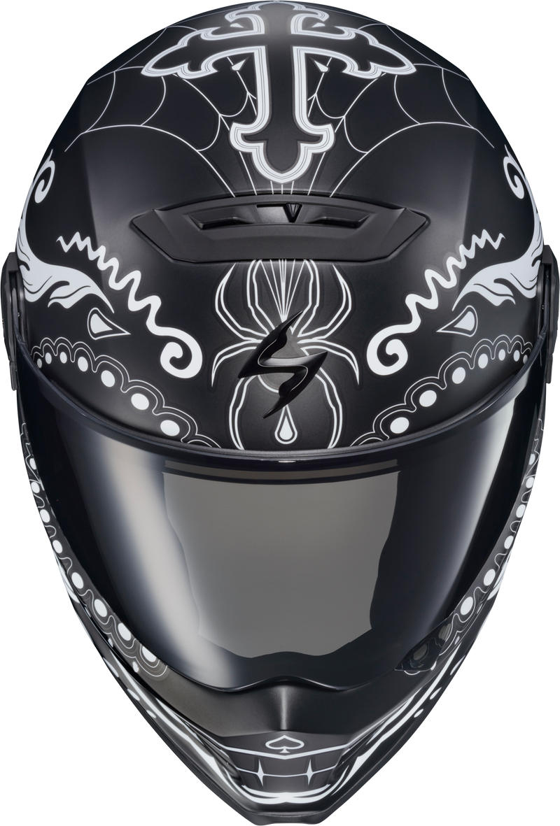 Load image into Gallery viewer, COVERT FX FULL FACE HELMET EL MALO WHITE/MATTE BLACK MD CFX-1204 image 3
