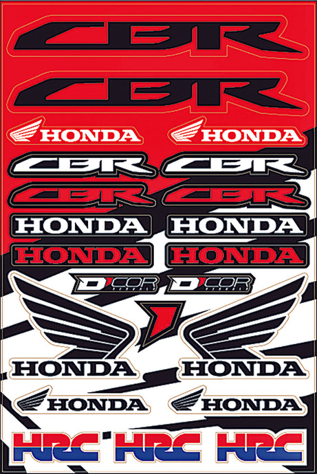 HONDA STREET DECAL SHEET 40-10-102 image 1