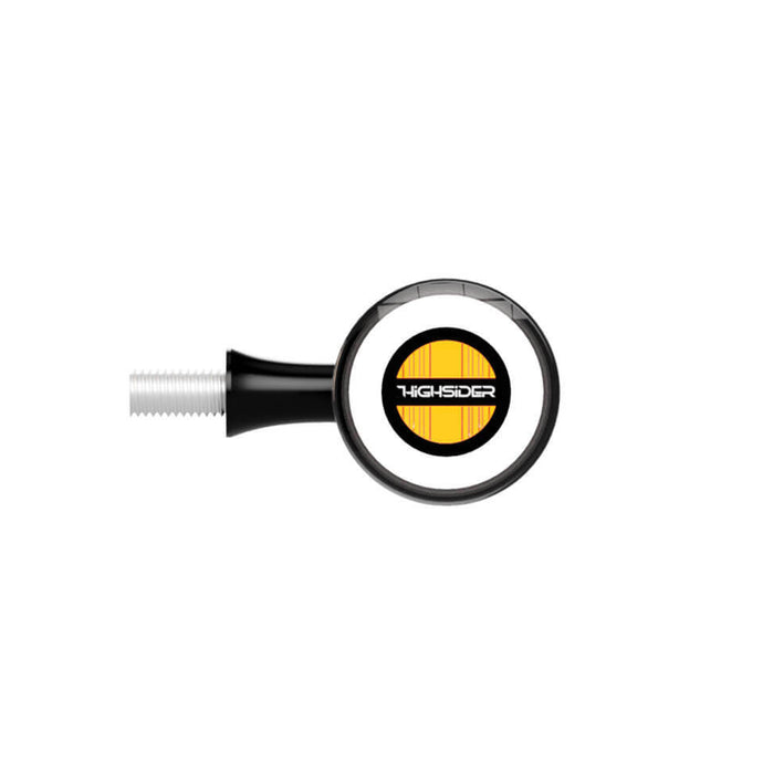ROCKET BULLET TURN SIGNAL/DRL PAIR SMOKED LENS BLACK 204-348 image 1