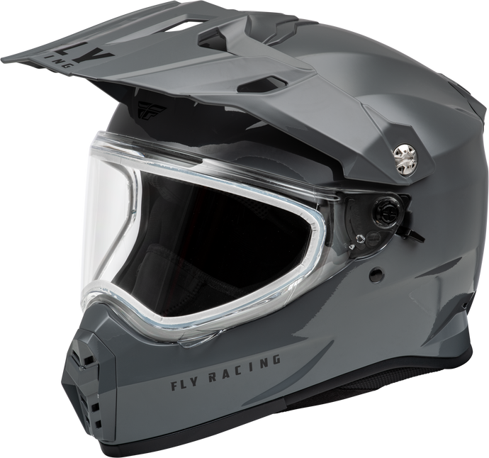 TREKKER CW SOLID HELMET DUAL SHLD GREY LG 73-31363L image 1