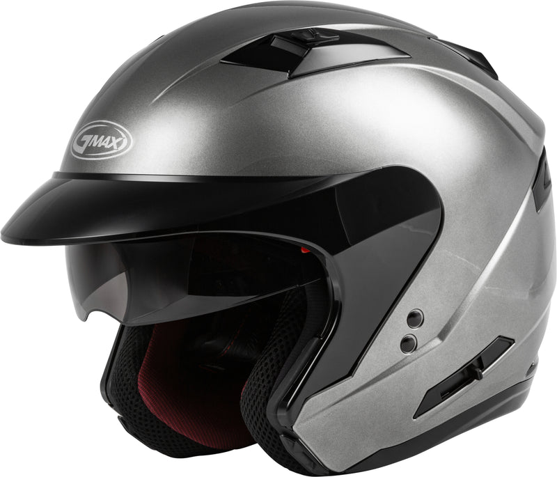 Load image into Gallery viewer, OF-77 OPEN-FACE HELMET TITANIUM 2X O1770478 image 6
