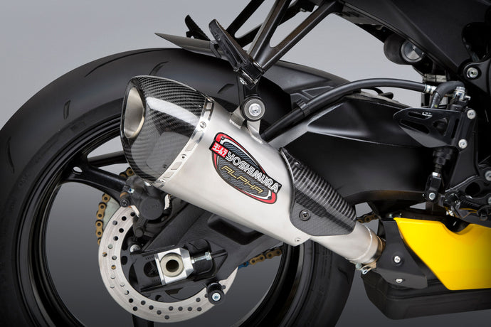 EXHAUST STREET ALPHA-T SLIP-ON SS-SS-CF WORKS 11750BP520 image 1