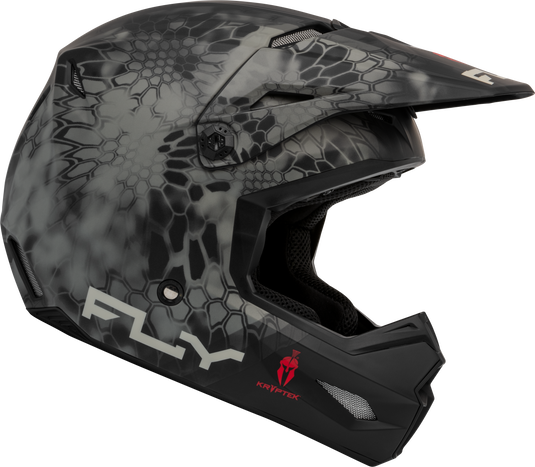 KINETIC SE KRYPTEK HELMET MATTE MOSS GREY/BLACK 2X F73-86592X image 4
