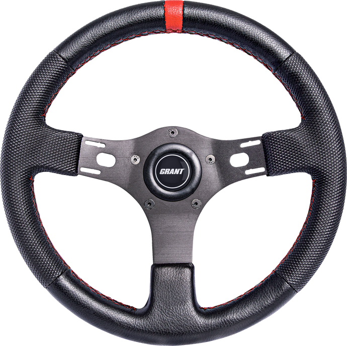 COMPETITION STEERING WHEEL BLACK/RED 1073 image 1