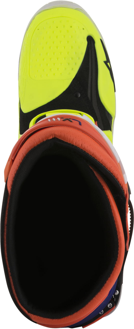 TECH 10 BOOTS ORANGE/BLUE/WHITE SZ 08 2010014-475-8 image 6