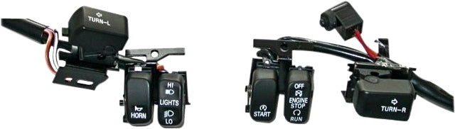 HBAR SWITCH KIT BLK/WHT LETTRS 1996-06 W/OUT CRUISE CNTRL 370300 image 1