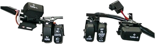 HBAR SWITCH KIT BLK/WHT LETTRS 1996-06 W/OUT CRUISE CNTRL 370300 image 1