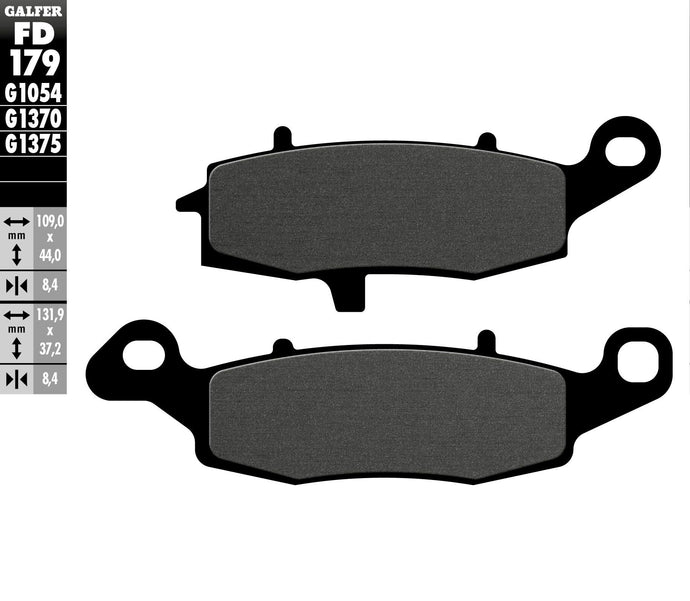 BRAKE PADS SEMI METALLIC FD179G1054 FD179G1054 image 1