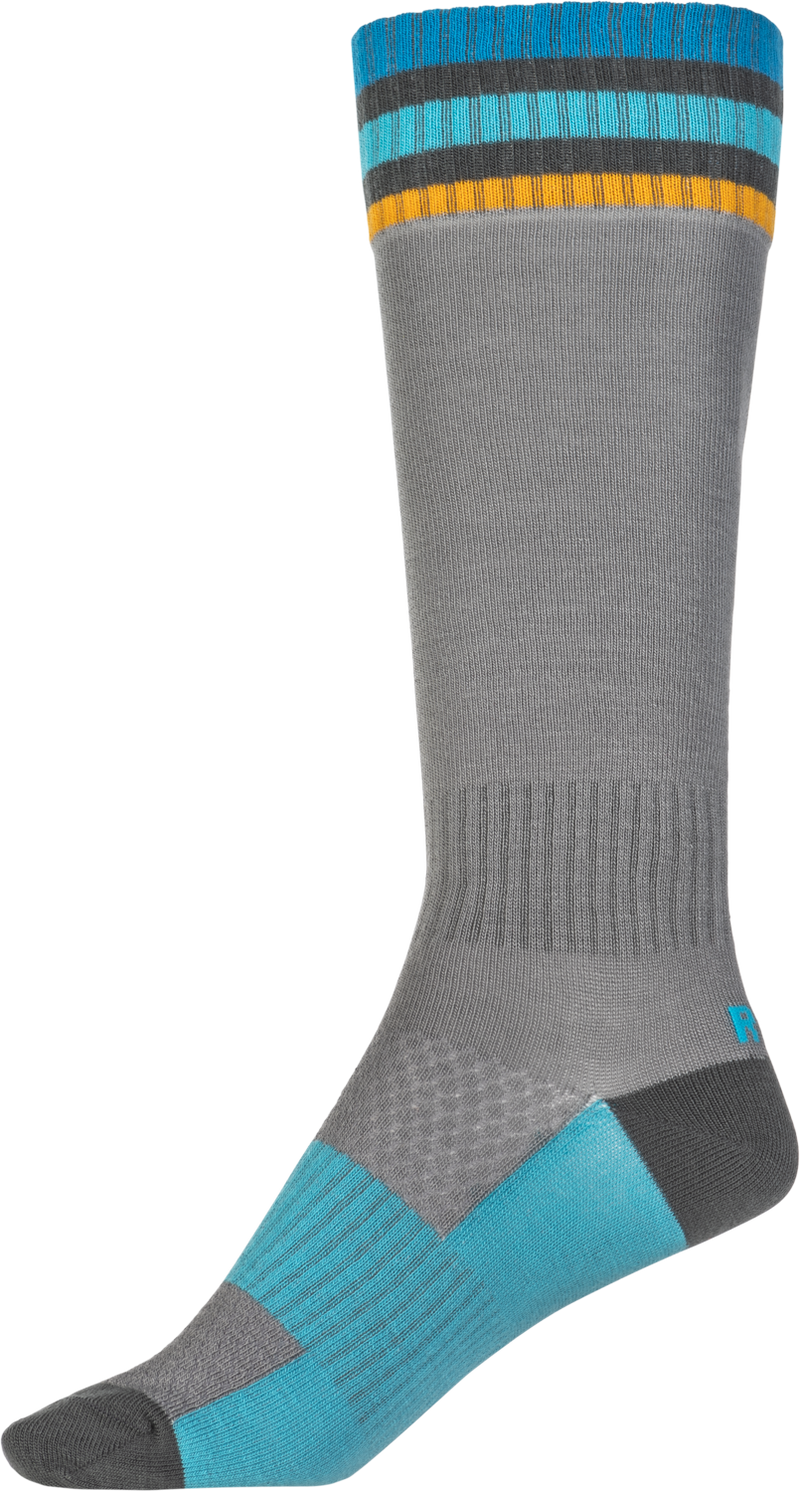 Load image into Gallery viewer, MX SOCKS THIN GREY LG/XL 350-0541L image 3
