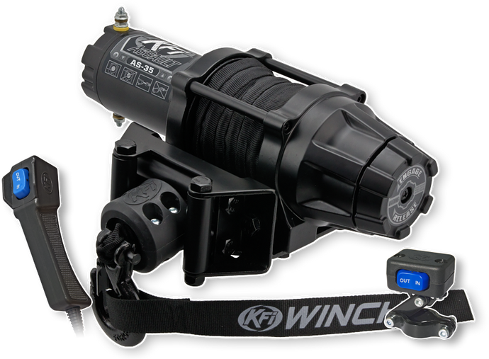 3500LB SYNTHETIC ASSUALT SERIES WINCH AS-35 image 1