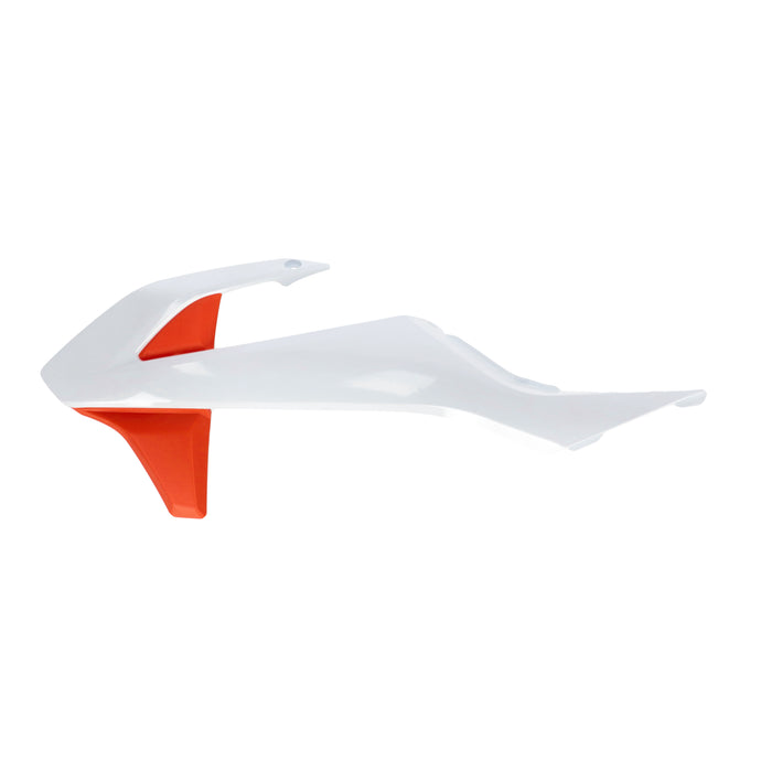 RADIATOR SHROUDS WHITE/ORANGE KTM 2980605412 image 1