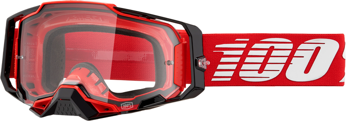 ARMEGA GOGGLE RED CLEAR LENS 50004-00033 image 1