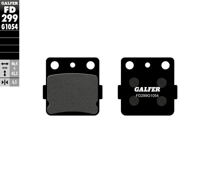 BRAKE PADS SEMI METALLIC FD299G1054 FD299G1054 image 1