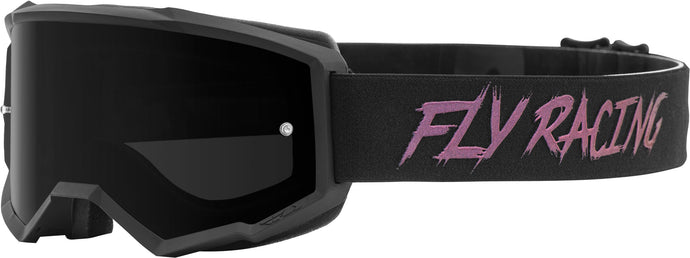 ZONE GOGGLE BLACK/FUSION W/DARK SMOKE LENS W/POST FLA-052 image 1