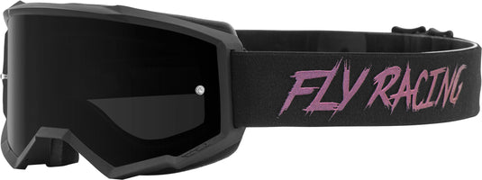 ZONE GOGGLE BLACK/FUSION W/DARK SMOKE LENS W/POST FLA-052 image 1