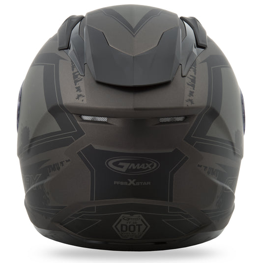 FF-88 FULL-FACE X-STAR HELMET MATTE DARK SILVER/SILVER SM G1881574 FTC-21 image 4