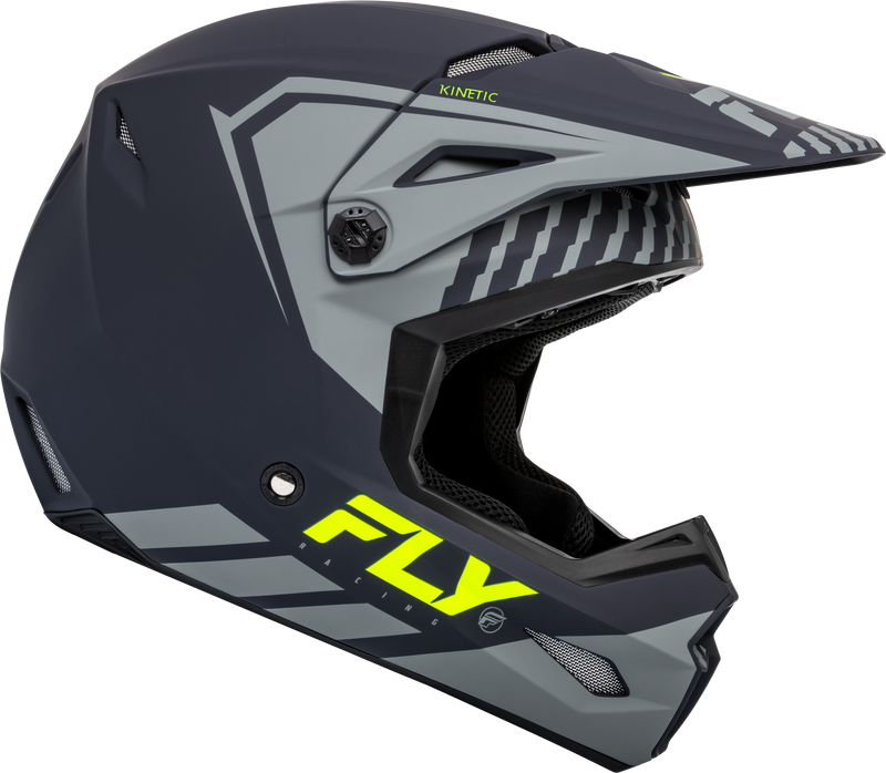 Load image into Gallery viewer, KINETIC MENACE HELMET MATTE GREY/HI-VIS 2X F73-86572X image 4
