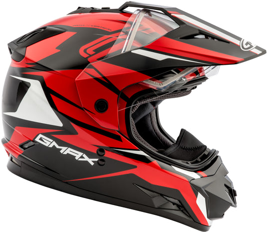 GM-11S DUAL-SPORT VERTICAL SNOW HELMET BLACK/RED XS G2111203 TC-1 image 3
