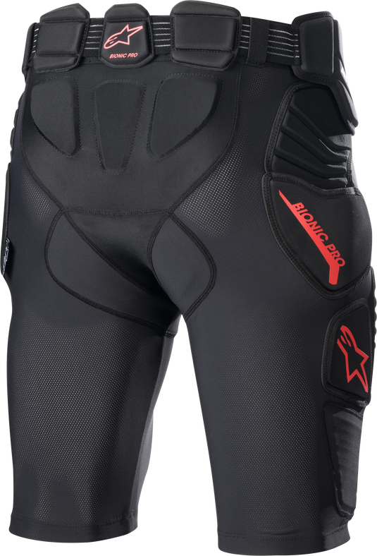 BIONIC PRO PROTECTION SHORTS BLACK/RED XL 6507523-13-XL image 2